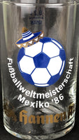 1 x Hannen Alt Glas 0,2l  /" Fußballweltmeisterschaft Mexico 86 "