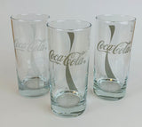 Coca Cola Gläser 0,4l Wave - ( 3er Set )