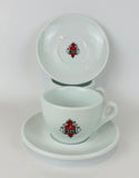 Moak Kaffeetassen/Cappuccino Tassen mit Untertasse (6er Set)